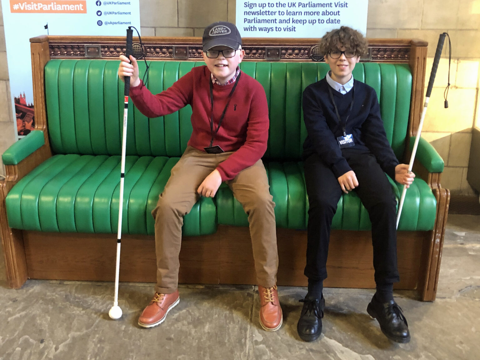 Norfolk Visually-Impaired Young People Speak To MPs In House Of Commons 