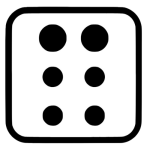 The Visual Information symbol from the Nimbus Access Card featuring three sets of black dots in a black box.